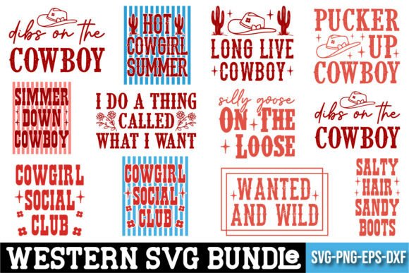 A Western SVG Bundle for Graphics and T-Shirt Designs