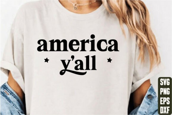 America Y’all: A Design Asset for Editorial Graphics and T-Shirt Designs