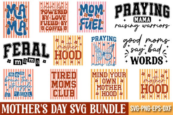 An SVG Bundle Review for Mother's Day Merchandise