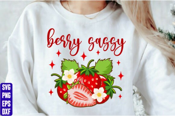 Berry Sassy: An Elegant Graphic for T-Shirt Designers & Crafters