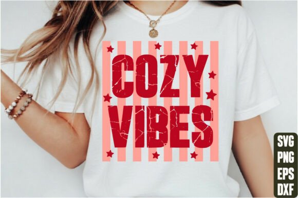 Cozy Vibes: A Graphic Design Asset For Authentic T-Shirt Brands