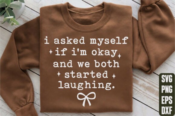 Evaluating the I Asked Myself SVG for Graphics and T-Shirt Designs