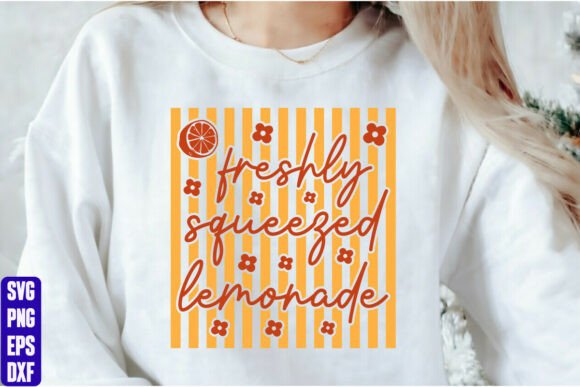 Freshly Squeezed Lemonade Graphics for Casual Branding