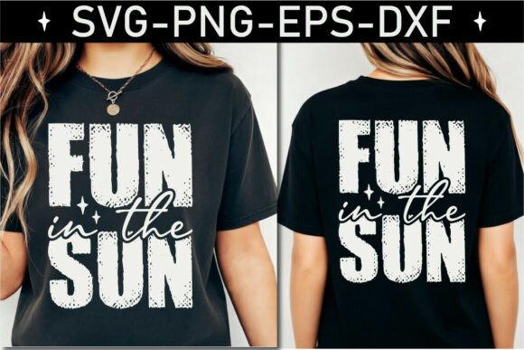 Fun in the Sun Beach Graphics for T-Shirt Designs & More