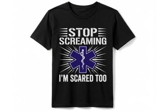 Funny EMS Graphic: A Dark Humor T-Shirt Design Review