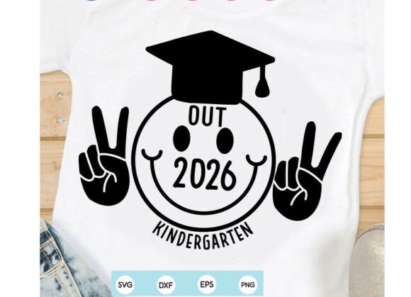 Kindergarten Graduation Graphics for T-Shirt Designs