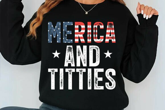 Merica and Titties: A Fun, Bold Golf Embroidery Design