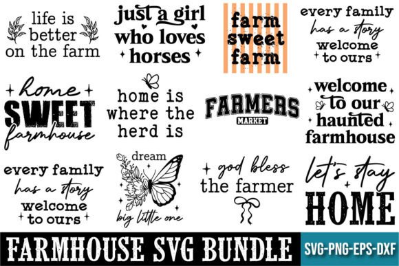 Reviewing a Farmhouse SVG Bundle for Graphics and T-Shirt Designs