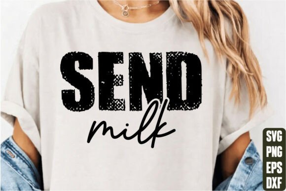 Send Milk Graphics for T-Shirt Designs & Editorial Projects