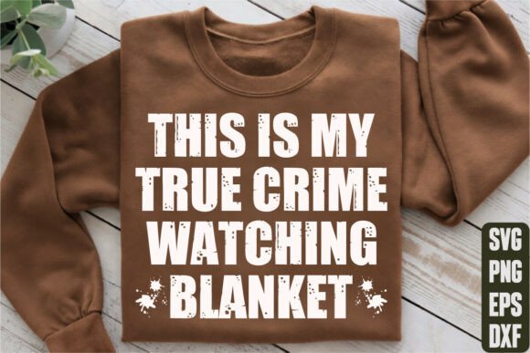 True Crime Blanket Graphics for T-Shirt Branding