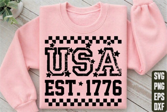 USA EST. 1776 Graphics: A Versatile Design Asset for Publishers